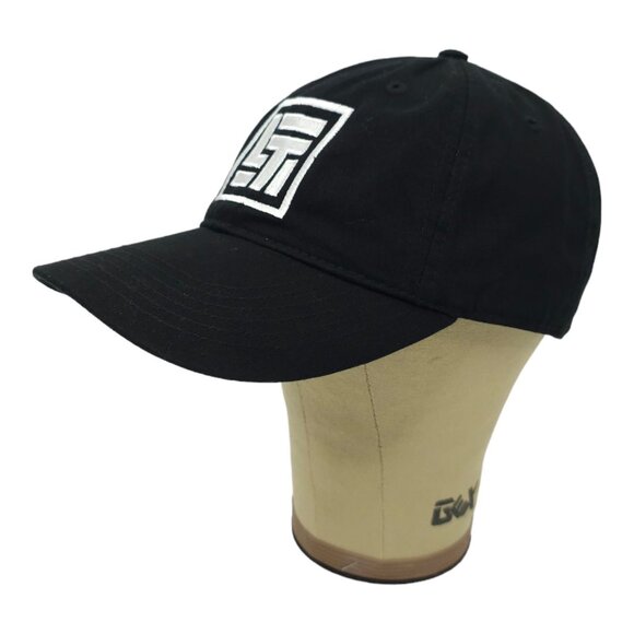 Econscious Embroidered Black Adjustable Tuck Strap Cap Trucker Baseball Golf Hat - Picture 2 of 13